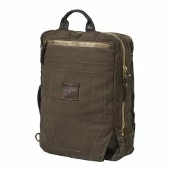 Beretta by Campomaggi Washed Canvas & Leather Laptop Backpack -Beretta Sales Store BS311T09830862 CLOSEUP1