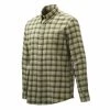 Beretta Wood Flannel Button Down Shirt -Beretta Sales Store LUA10T1644074H FRONT
